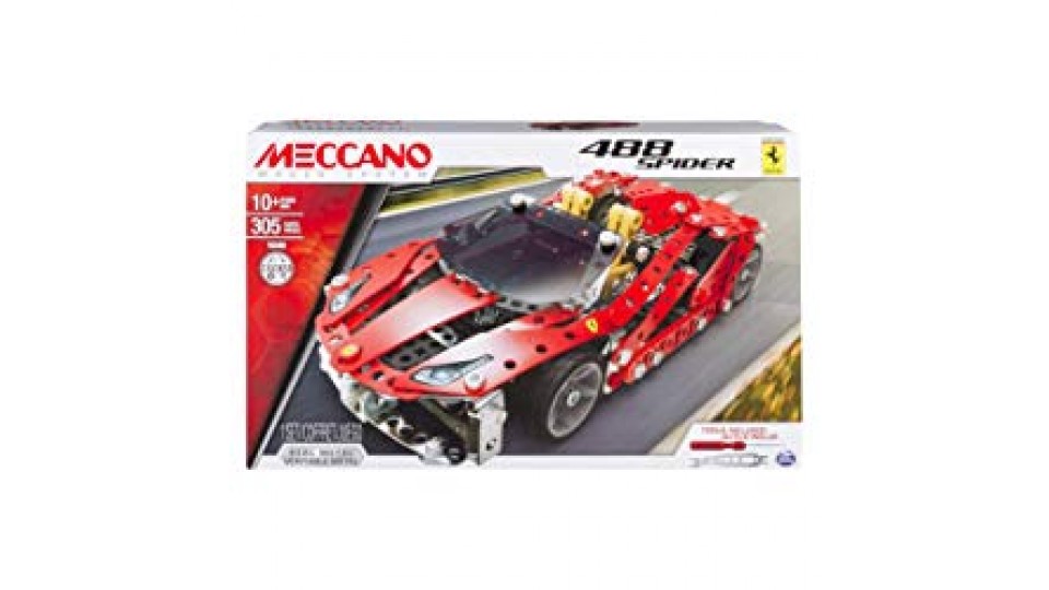 Meccano Ferrari 488 Spider - Gioco di costruzioni, 20075244