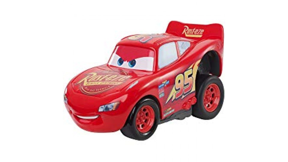 Disney Pixar Cars 3 Saetta McQueen Premi e Sfreccia Veicolo, DVD32