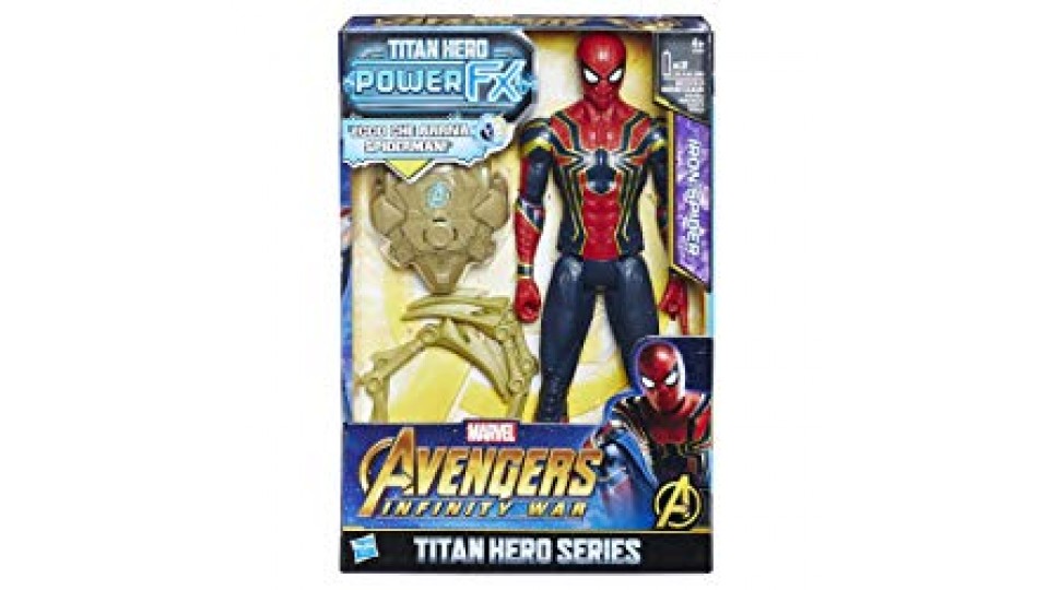 Avengers: Infinity War - Iron Spider Titan Hero Power FX (Personaggio 30cm, Action Figure), E0608103