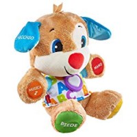 Fisher-Price - Il Cagnolino Smart Stages Ridi e Impara, Morbido Peluche Educativo con Musica e Canzoni, Adatto per Bambini dai 6 Mesi, FPM51