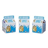 Lost Kitties - Cestino di 3 Blind Bag Cartone del Latte (Personaggi Gattini Assortiti), E4665EU4