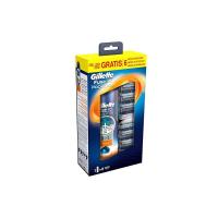 Gillette Fusion ProGlide 6 Lamette di Ricambio per Rasoio con Gel da Barba Fusion 2 in 1 Active Sport 170 ml Gratis