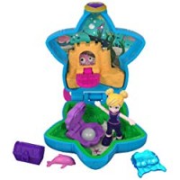Polly Pocket Mini Cofanetto L'Acquario di Polly, Playset con Una Micro Bambola, FRY33
