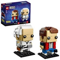 Lego Brickheadz - Marty Mcfly e Doc Brown, Set Costruzioni, 41611
