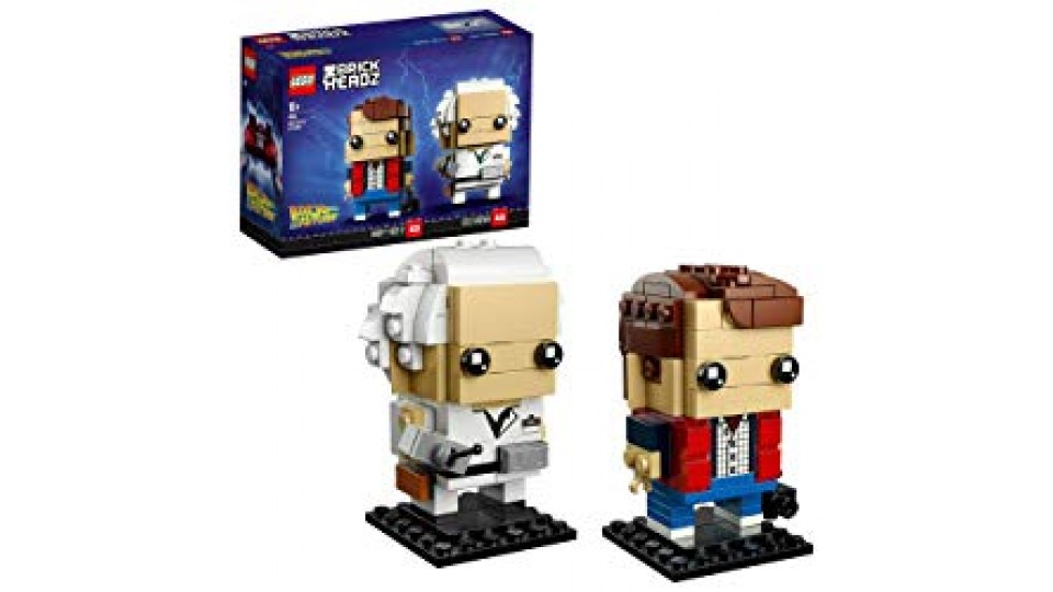 Lego Brickheadz - Marty Mcfly e Doc Brown, Set Costruzioni, 41611