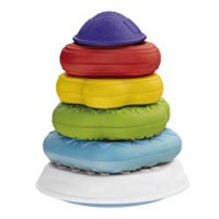 Chicco Gioco 2 in 1 Torre Anelli, Multicolore, 00009372000000