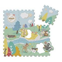 Chicco Move 'N Grow, Tappeto Puzzle di Bambi