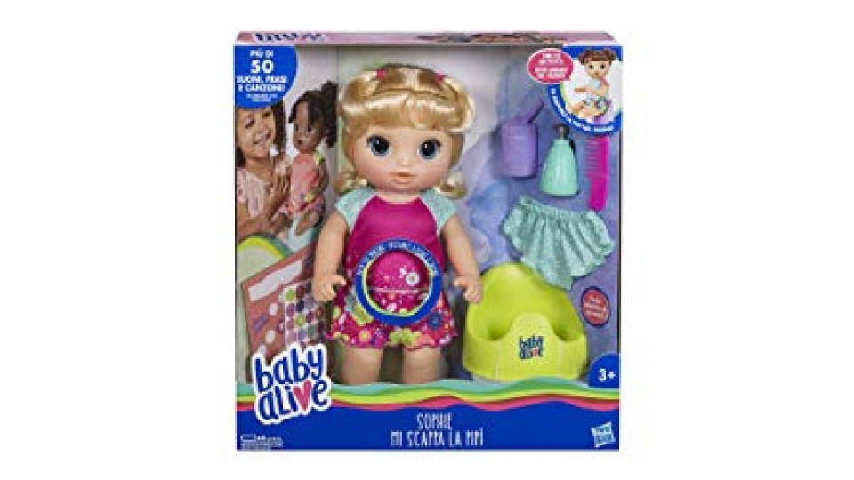 Baby Alive - Sophie Mi Scappa la Pipì (Bionda) , E0609IC0