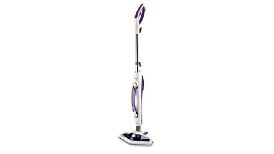 Polti Vaporetto SV440_Double Scopa a Vapore con Pulitore Portatile 15 in 1 con Spazzola Vaporforce, 1500 W, 0.3 L, Viola/Bianco