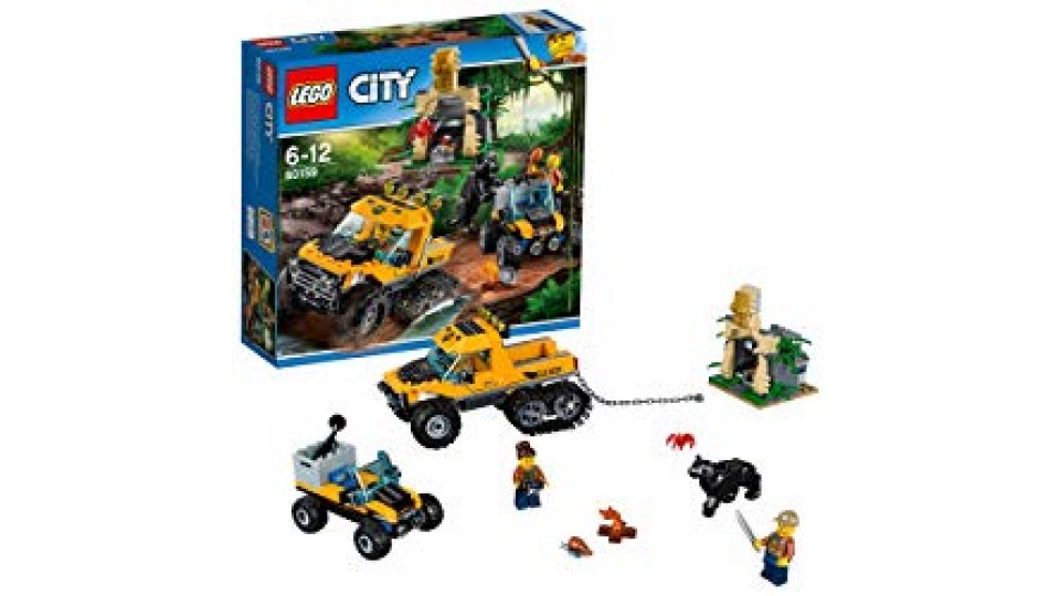 LEGO - 60159 - City Jungle Explorers - Missione nella giungla con il semicingolato