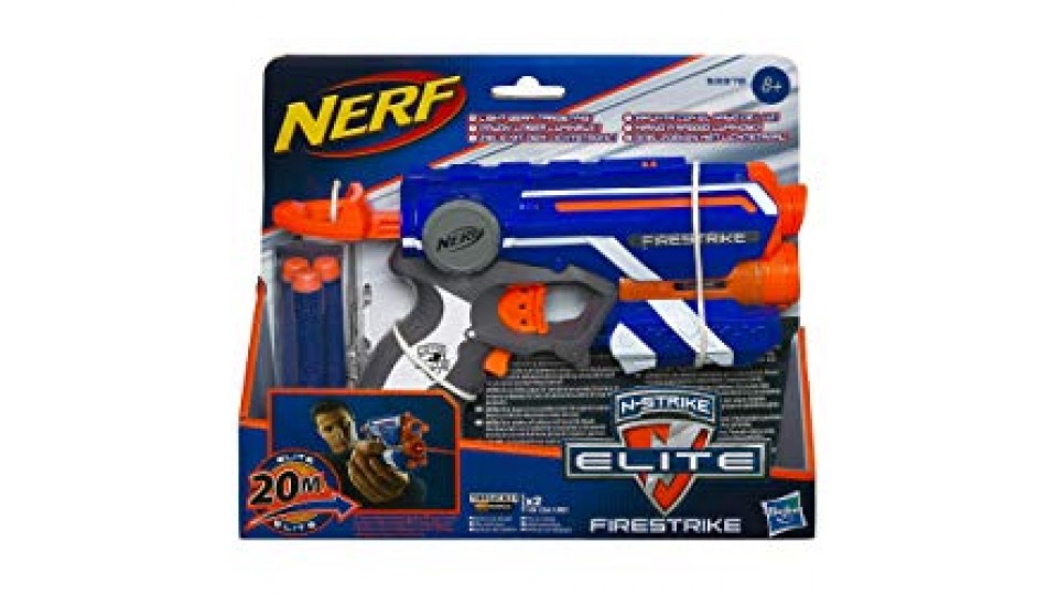 Nerf Elite - Firestrike (Versione 2018 Blu), 53378EU6