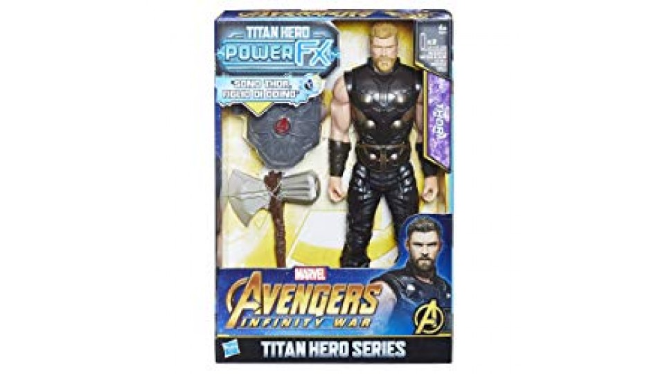 Avengers: Infinity War - Thor Titan Hero Power FX (Personaggio 30 cm, Action Figure), E0616103