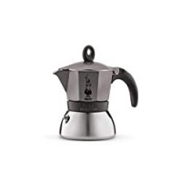 Bialetti Moka Induction, Caffettiera 3 Tazze, Antracite
