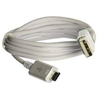 Samsung - Cavo dati Micro USB 2.0, cavo caricatore, cavo di sincronizzazione, da USB 2.0 A a Micro B, per Samsung Galaxy S6/S6 Edge/S6 Edge +/S6 Active S5 Mini S4 i9500/S4 – colore bianco