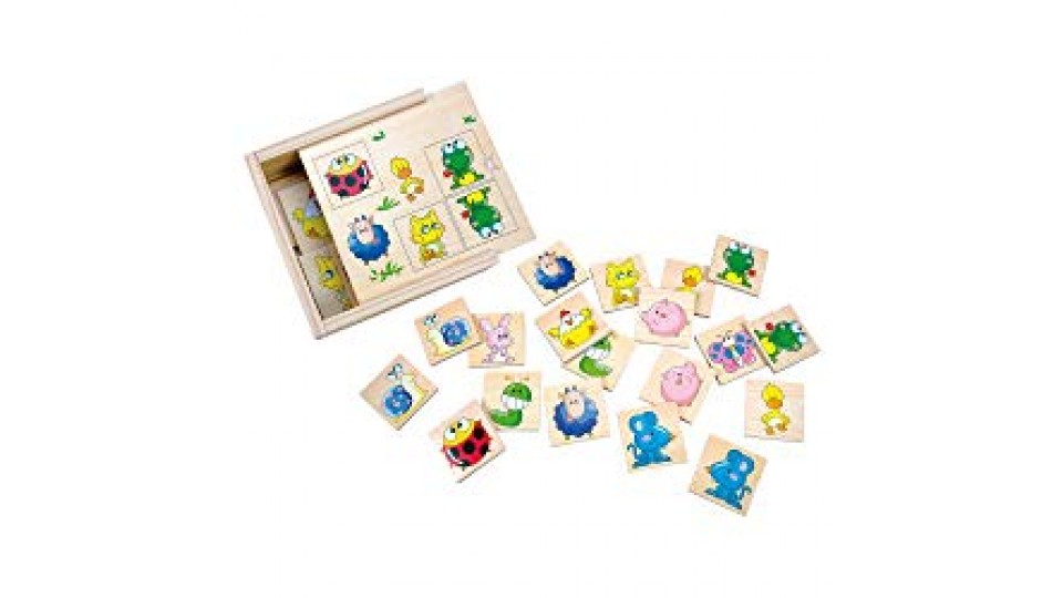 Bino 84167 - Memory Animali Legno