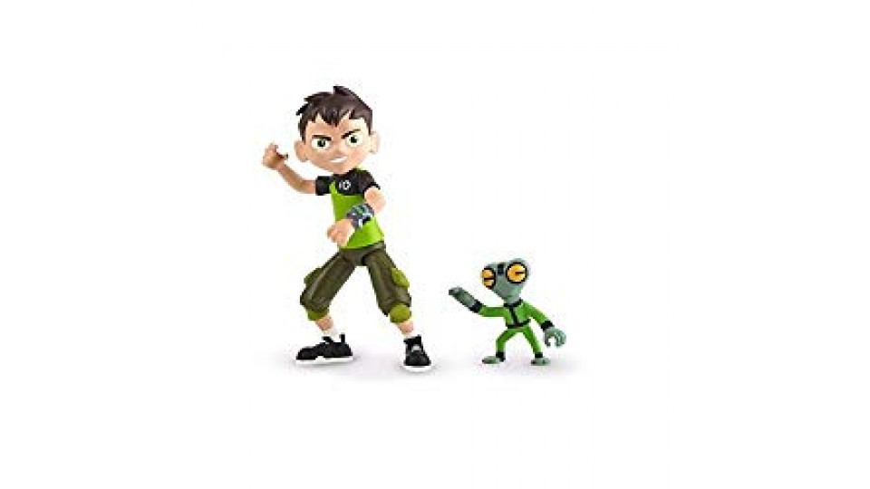 Giochi Preziosi - Ben 10 Personaggio, 13 cm, Ben e Materia Grigia