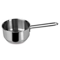 Lagostina Every Casseruola Fonda con Manico Lungo, Acciaio Inox, Diametro 14 cm, 1.2 Litri