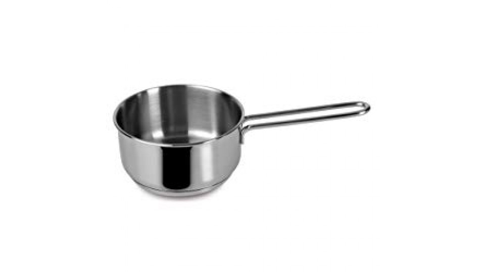 Lagostina Every Casseruola Fonda con Manico Lungo, Acciaio Inox, Diametro 14 cm, 1.2 Litri