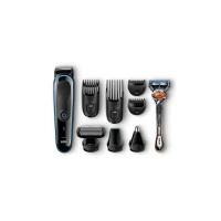 Braun MGK3080 Multigroomer Kit con Rifinitore di Precisione, Regolabarba e Tagliacapelli, 9 in 1 per il Viso e la Testa