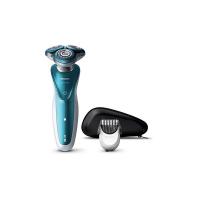 Philips S7370/41 Serie 7000 - Rasoio Elettrico Aquatec Wet & Dry con Lame Gentleprecision,Testina Dynamicflex 5 Direzioni e Ghiere con Tecnologia Comfort + Regolabarba 5 Lunghezze