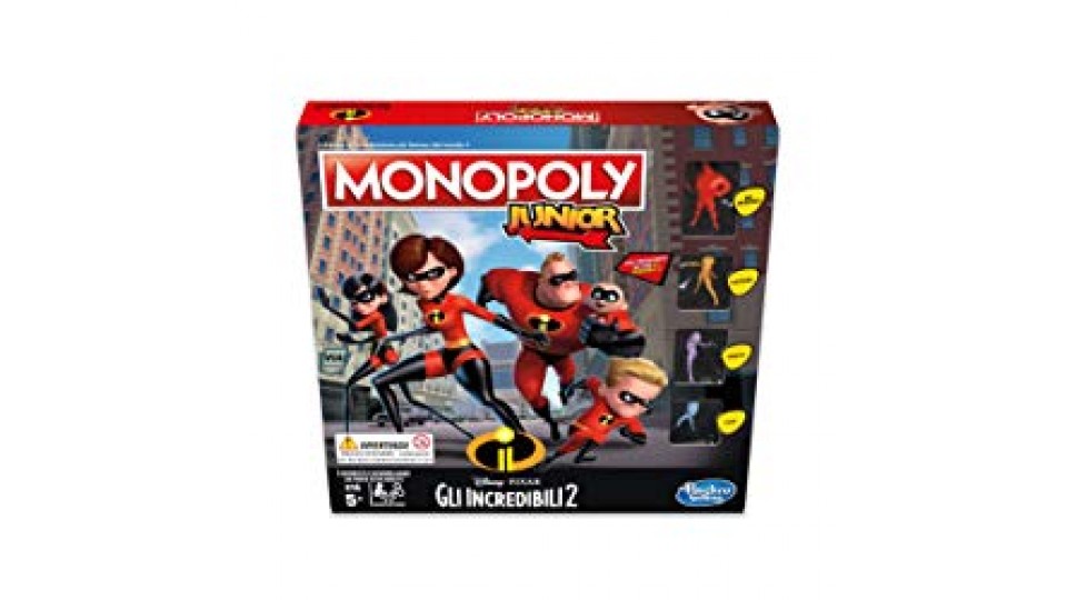 Monopoly - Junior Gli Incredibili 2 (Disney Pixar), E1781103