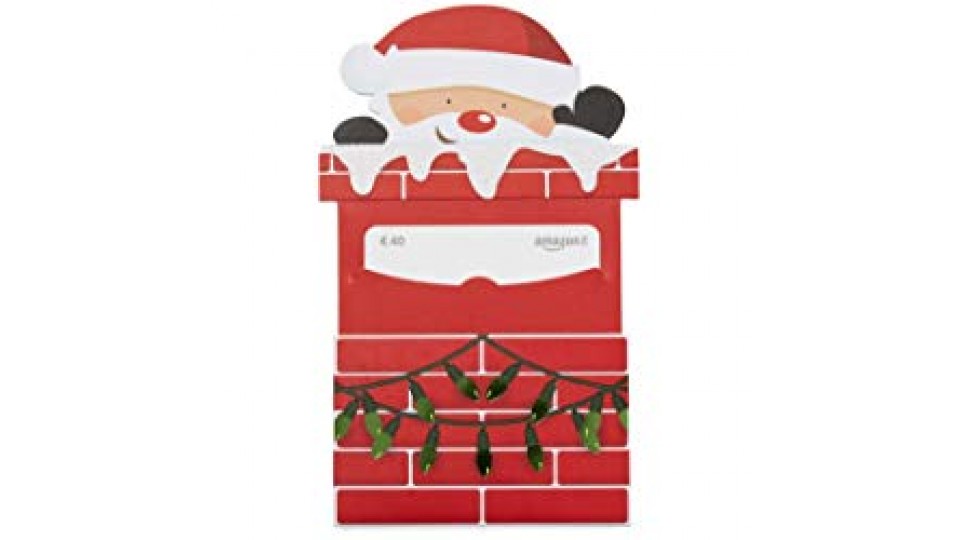 Buono Regalo Amazon.it - € 40 (Busta babbo Natale caminetto)