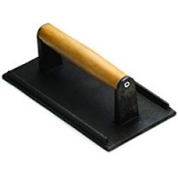 Tablecraft Pressa per bistecca, in ghisa, nero