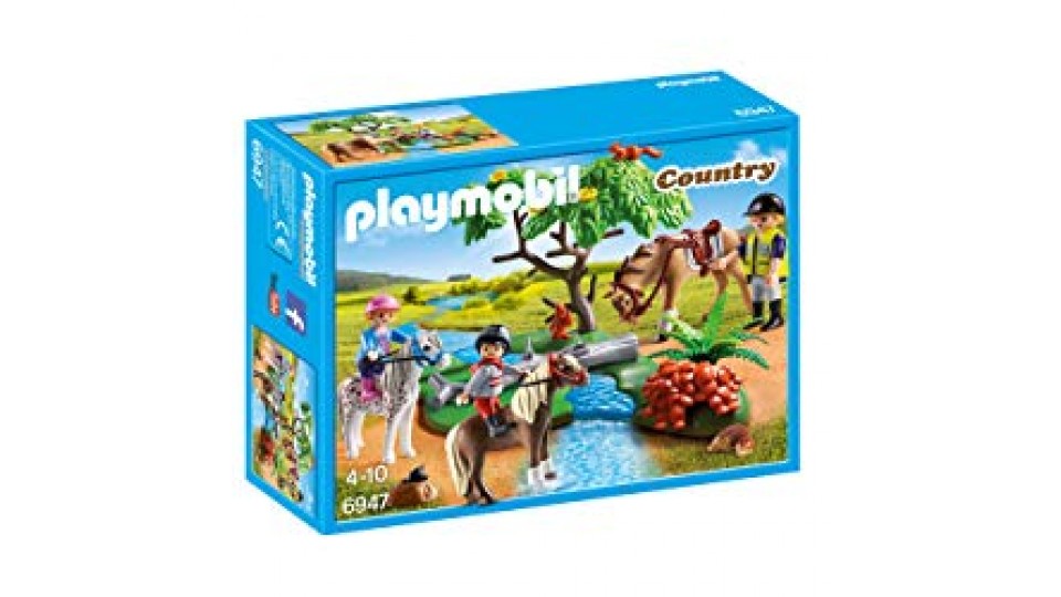 Playmobil 6947 - Gita con i Pony, Multicolore