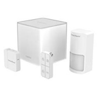 iSmartAlarm Starter Pack, Sistema di Sicurezza Domestico Wireless Modulabile con App per iOs ed Android, Colore Bianco