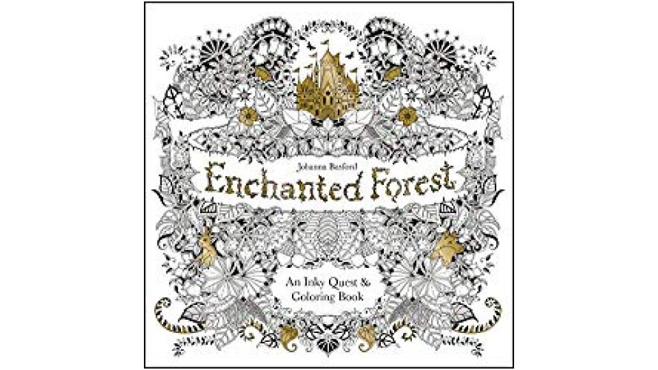 Enchanted Forest: An Inky Quest & Colouring Book