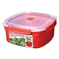 Sistema Vaporiera grande da microonde 3,2 L, 23.9 x 23.9 x 10.9 cm