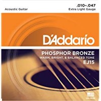 D'Addario EJ15 Set Corde Acustica EJ Phosphor BRZ RND WND