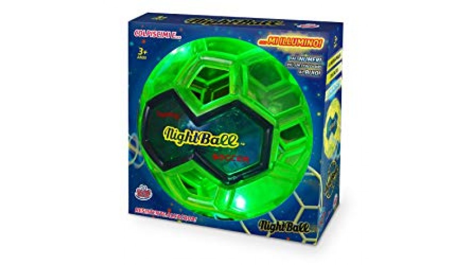 Grandi Giochi GG00230 - Night Ball, Verde Lime