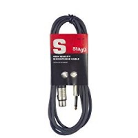Stagg SMC6XP Cavo Microfonico di Alta Qualità, 6 m, Nero