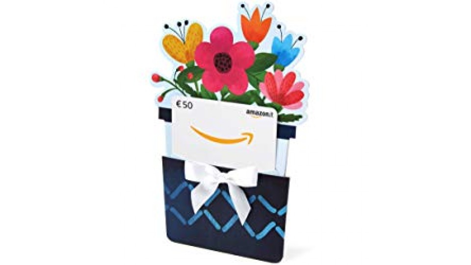 Buono Regalo Amazon.it - €50 (Busta di Fiori)