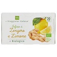 INFUSO ZENZERO & LIMONE 20 Filtri, il Viaggiator Goloso il Biologico