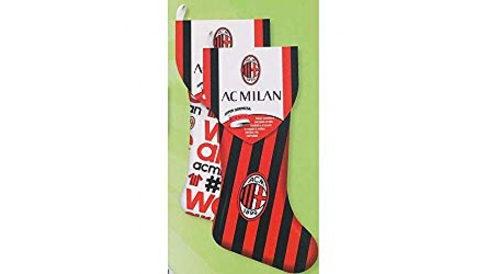 CALZA BEFANA CALCIO MILAN, Cioccolata Assortita e Sorpresa