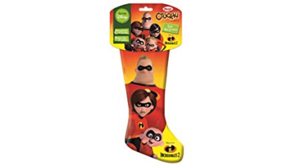 CALZA BEFANA DISNEY INCREDIBLES 2 con Dolciumi Assortiti e Sorpresa