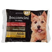 BOCCONCINI IN SALSA TACCHINO E ANATRA per Cani di Piccola Taglia U! Confronta & risparmia