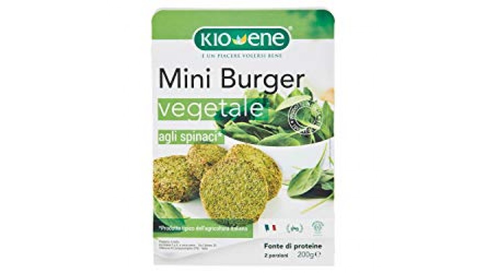 KIOENE - MINIBURGER SPINACI - g 200