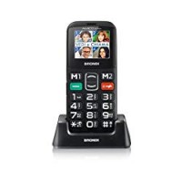 Brondi Amico Sicuro + Telefono Cellulare, Nero
