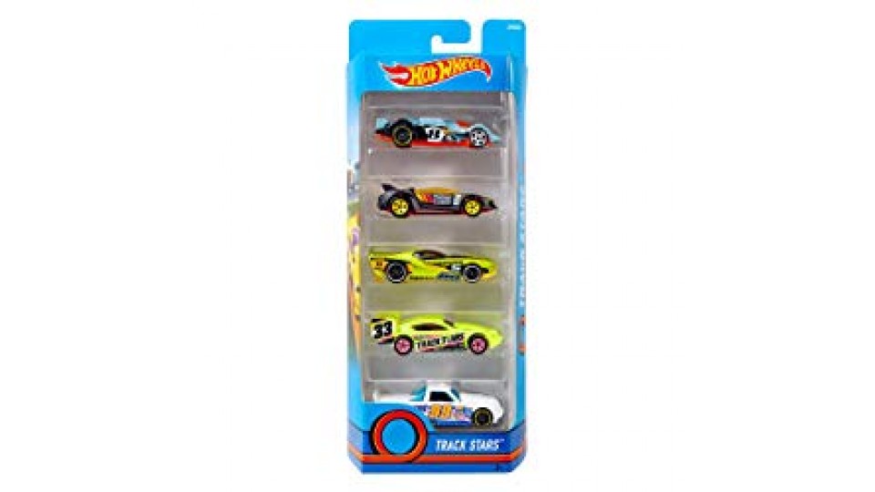 Hot Wheels automobiline, 1806, Pacco da 5, (I modelli possono variare)