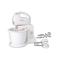 Moulinex HM4121 Prep'Line Bowl Sbattitore Elettrico con Recipiente a Rotazione Automatica da