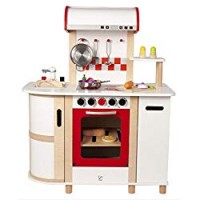 Hape E8018 - Cucina con Carrello, Multicolore