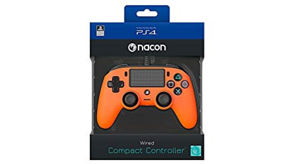 Nacon Compact Controller, Arancione - PlayStation 4