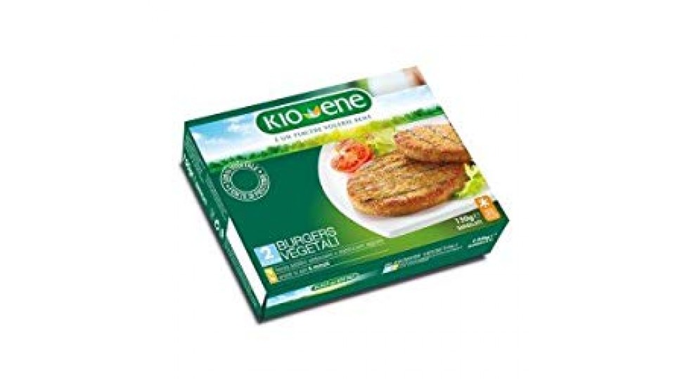 2 BURGER VEGETALI Surgelati Kioene