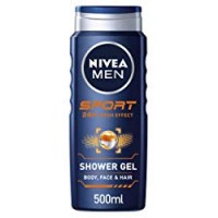 Nivea Men sport gel doccia, 500 ml, confezione da 6