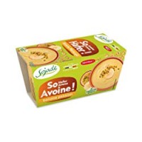 Dessert di soia con avena e mirtillo