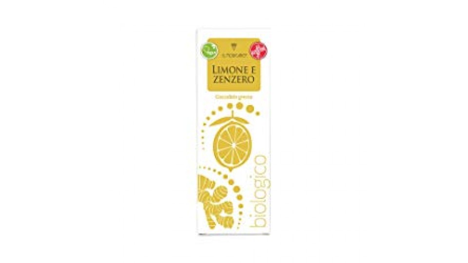 Cioccolato fondente grezzo con limone e zenzero