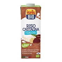 Bevanda vegetale di riso e castagne con calcio